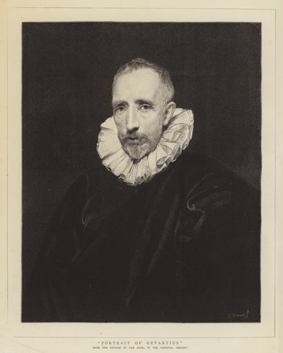 Portrait of Gevartius by Anthony van Dyck